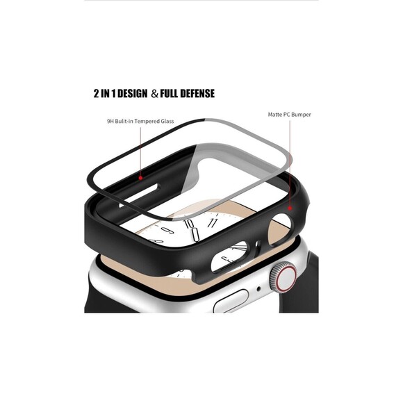 3 Pack ios Watch 9/8/7 Screen Protector 41Mm, Hard PC Ultra-Thin Protective - Picture 3 of 7